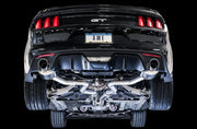 AWE Tuning S550 Mustang GT Cat-back Exhaust - Touring Edition (Chrome Silver Tips) available at Damond Motorsports