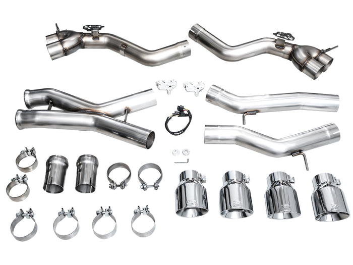 AWE Tuning 23-24 BMW G87 M2 Track Edition Exhaust - Chrome Silver Tips available at Damond Motorsports