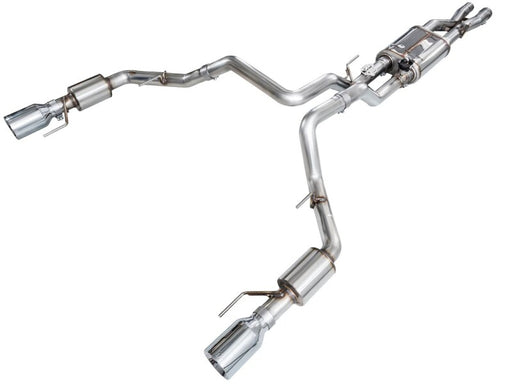 AWE Gen 3 Raptor R SwitchPath Exhaust - Chrome Silver Tips available at Damond Motorsports