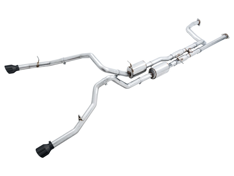 AWE Tuning 2021 RAM 1500 TRX 0FG Cat-Back Exhaust - Diamond Black