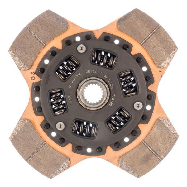 EXEDY Sport Performance Replacement Clutch Disc: Stage 2 Cerametallic 4 Puck Disc PN#MD09T1 available at Damond Motorsports