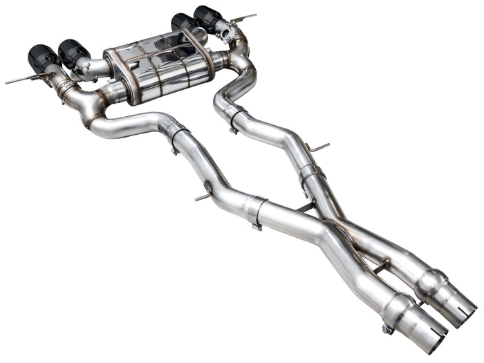 AWE Tuning 23-24 BMW G87 M2 SwitchPath Edition Exhaust - Diamond Black Tips available at Damond Motorsports