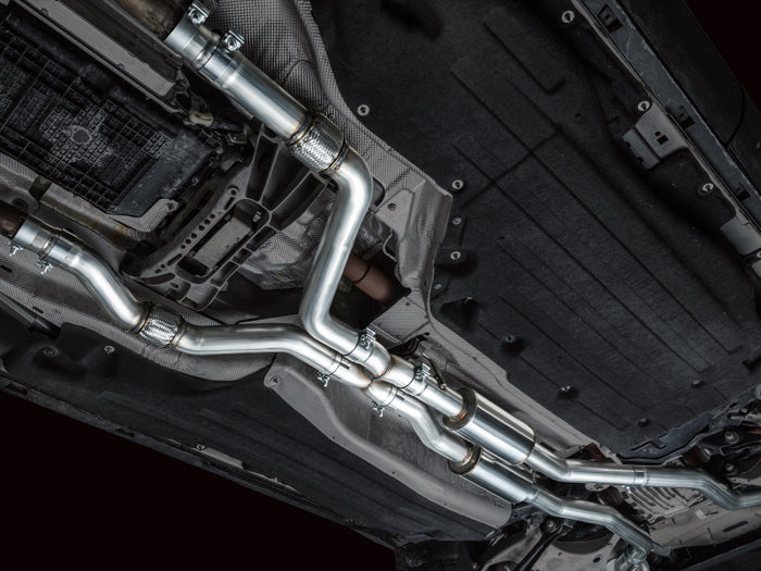 AWE Tuning 2020+ Ford Explorer ST Touring Edition Exhaust w/ Diamond Black Tips available at Damond Motorsports