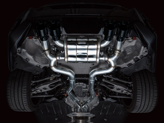 AWE Tuning 23-24 BMW G87 M2 SwitchPath Edition Exhaust - Diamond Black Tips available at Damond Motorsports