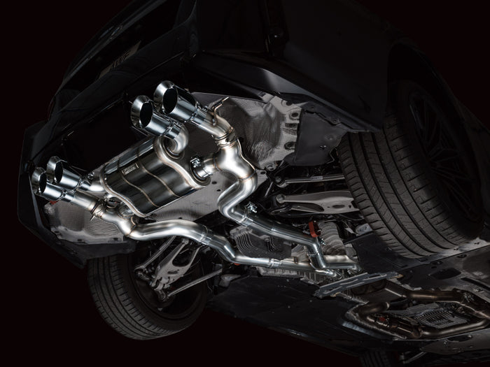 AWE Tuning 23-24 BMW G87 M2 SwitchPath Edition Exhaust - Chrome Silver Tips available at Damond Motorsports