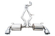 AWE 2020 Toyota Supra A90 Non-Resonated Touring Edition Exhaust - 5in Chrome Silver Tips available at Damond Motorsports