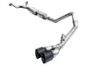 AWE 0FG Exhaust for 3rd Gen Toyota Tundra - Dual Diamond Black Tips available at Damond Motorsports