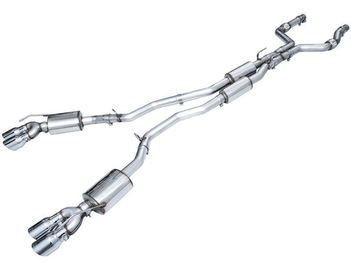 AWE Tuning 2020+ Ford Explorer ST Touring Edition Exhaust w/ Chrome Silver Tips available at Damond Motorsports