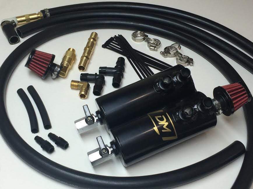Mazdaspeed3 Dual Oil Catch Can Kit | Damond Motorsports