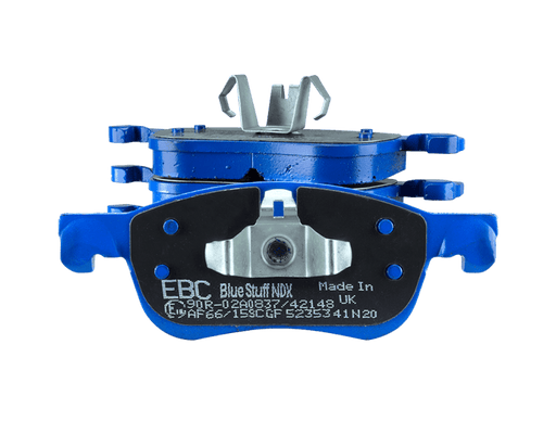 EBC-EBC 04-05 Mitsubishi Lancer Evo 8 2.0T (FQ400 w/Alcon Caliper) Bluestuff Front Brake Pads- at Damond Motorsports