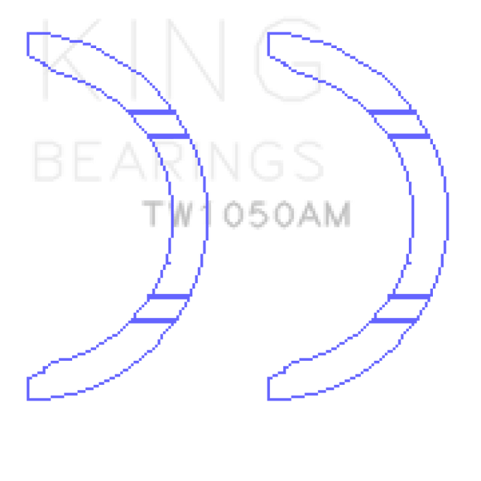 King Engine Bearings-King Mitsubishi EVO X 4B11T / Hyundai G4KC/G4KD/G4KE Thrust Washer Set- at Damond Motorsports