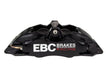 EBC Racing 05-11 Ford Focus ST (Mk2) Front Right Apollo-4 Black Caliper available at Damond Motorsports
