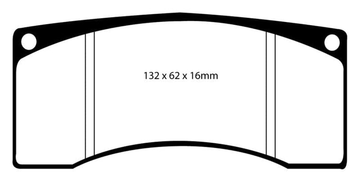EBC-EBC Ford Saleen Mustang Alcon front calipers Bluestuff Front Brake Pads- at Damond Motorsports