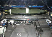 Whiteline-Whiteline 04-09 Mazda 3 BK Front Adjustable Strut Tower Brace- at Damond Motorsports