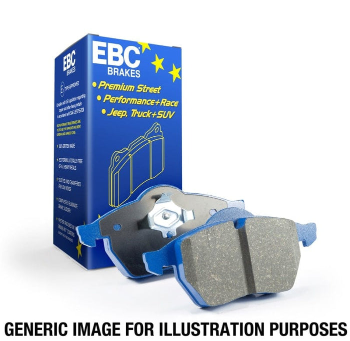 EBC-EBC 08-09 Jaguar XKR 4.2L Supercharged Bluestuff Front Brake Pads- at Damond Motorsports
