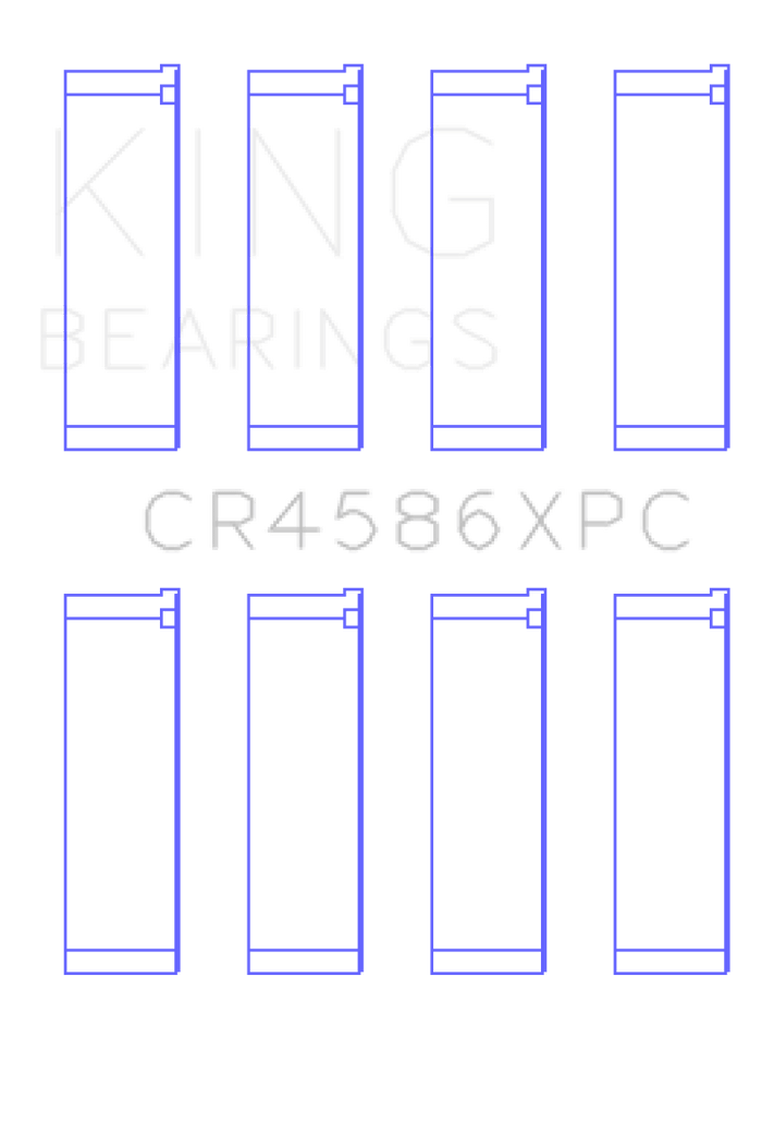 King Engine Bearings-King Mitsubishi 4B11T (Size STD) Performance Coated Rod Bearing Set- at Damond Motorsports
