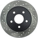 Stoptech-StopTech 12-15 Ford Focus w/ Rear Disc Brakes Rear Right Slotted & Drilled Rotor- at Damond Motorsports