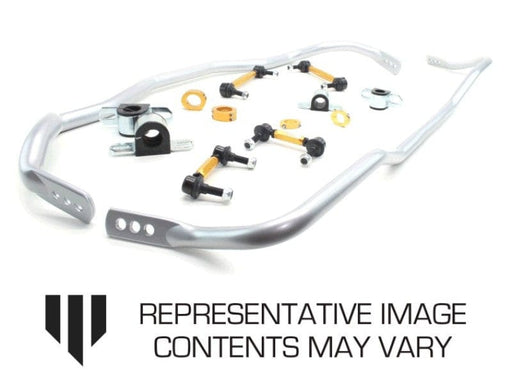 Whiteline-Whiteline 03-06 Mitsubishi Lancer EVO / 05-06 EVO MR/RS Front & Rear Sway Bar Kit w/26mm Rear- at Damond Motorsports