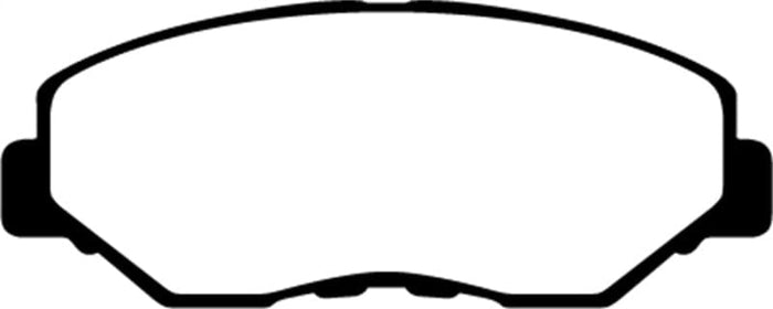 EBC-EBC 13-15 Acura ILX 1.5 Hybrid Yellowstuff Front Brake Pads- at Damond Motorsports