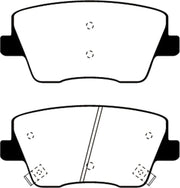 EBC 2019+ Hyundai Veloster (2nd Gen) 2.0L Turbo N Redstuff Rear Brake Pads available at Damond Motorsports
