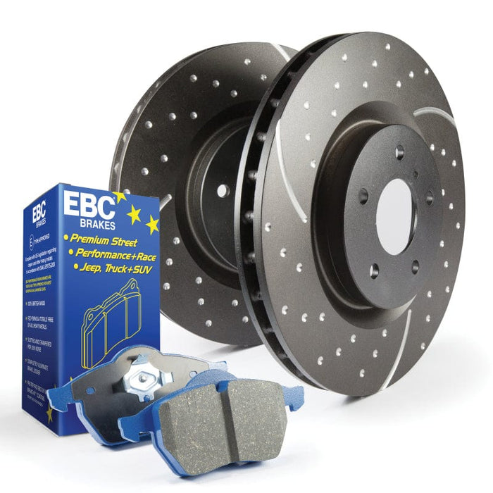EBC-EBC S6 Kits Bluestuff Pads and GD Rotors- at Damond Motorsports
