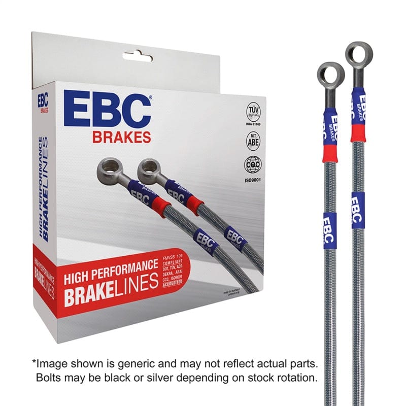 EBC-EBC 16-21 Honda Civic Ex Sedan 1.5T Stainless Steel Brake Line Kit- at Damond Motorsports