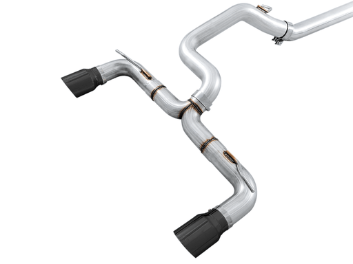 AWE Tuning Ford Focus RS Track Edition Cat-back Exhaust - Diamond Black Tips available at Damond Motorsports