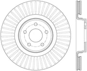 Stoptech-StopTech 14.5+ Ford Focus ST Front Right Slotted Performance Rotor- at Damond Motorsports