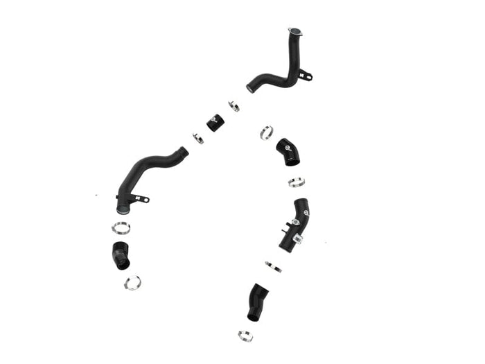 aFe 19-22 Hyundai Veloster N L4 2.0L (t) BladeRunner Aluminum Hot & Cold Charge Pipe Kit - Black available at Damond Motorsports
