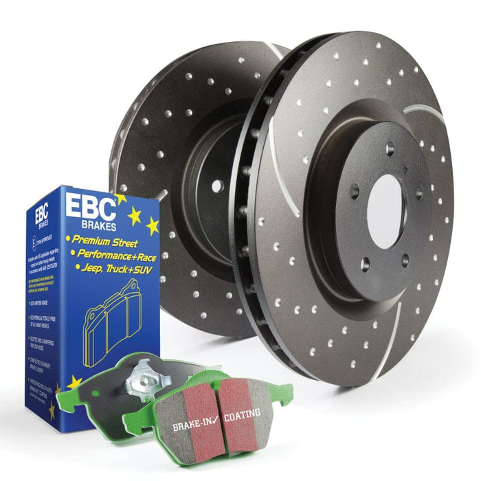 EBC-EBC S10 Kits Greenstuff Pads and GD Rotors- at Damond Motorsports