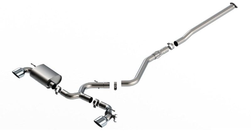 Borla 22-23 Hyundai Kona N 2.0L 4 CYL. Turbo AT/MT ATAK Catback Exhaust Bright Chrome available at Damond Motorsports