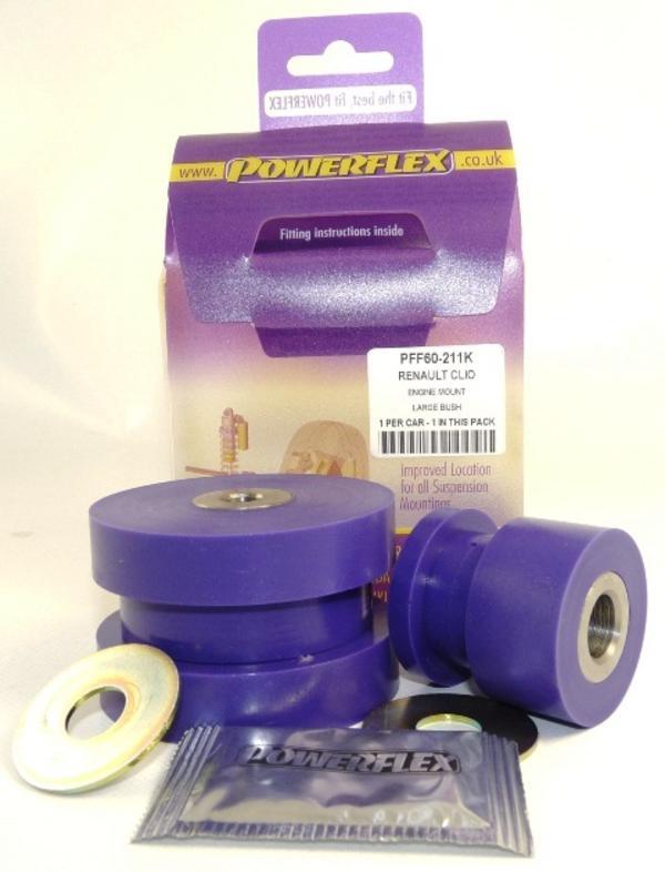 Renault Clio II (inc 172 & 182) Dog Bone (Twisted) Engine Mount Bushing Kit