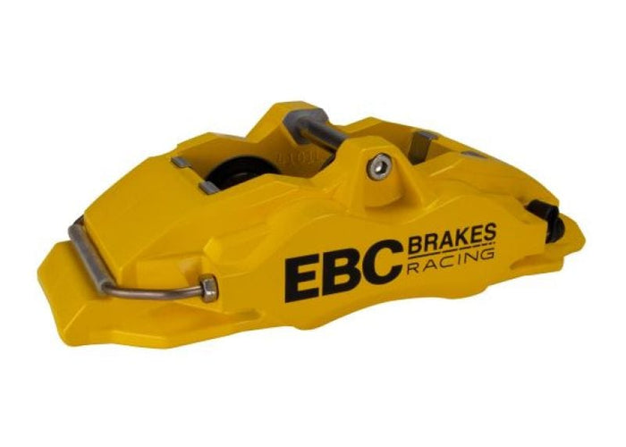 EBC Racing 05-11 Ford Focus ST (Mk2) Front Right Apollo-4 Yellow Caliper available at Damond Motorsports