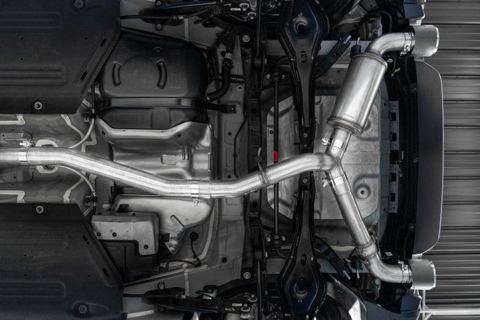 MBRP 22-23 Hyundai Kona N 2.0L Turbo 3in Cat Back Dual Rear with Carbon Fiber Tips - T304 available at Damond Motorsports
