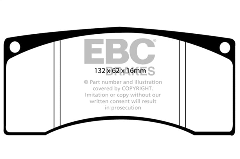 EBC-EBC Ford Saleen Mustang Alcon front calipers Orangestuff Front Brake Pads- at Damond Motorsports