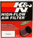 K&N Filter Universal Rubber Filter-Rd Tapered 3in Flange ID x 6in Base OD x 5in Top OD x 5.563in H available at Damond Motorsports