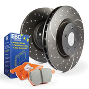 EBC-EBC S8 Kits Orangestuff Pads and GD Rotors- at Damond Motorsports