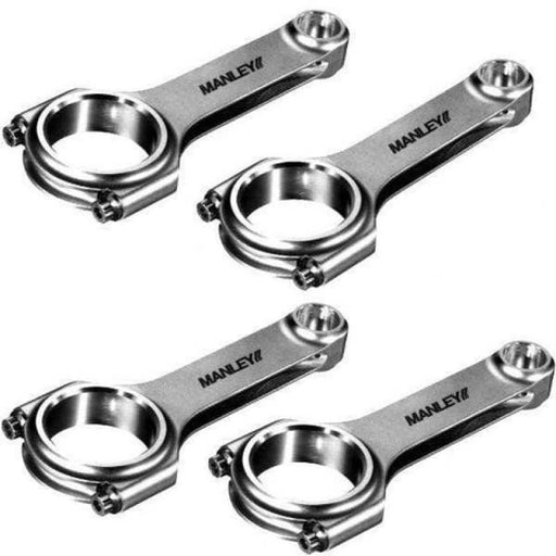 Manley Performance-Manley Acura D16 (all) & ZC / Honda D16 (all) & ZC H-Beam Connecting Rod Set (Set of 4)- at Damond Motorsports