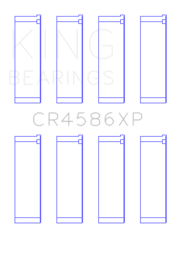 King Engine Bearings-King Mitsubishi 4B11T EVO X 2007+ (Size 0.25) Performance Rod Bearing Set- at Damond Motorsports