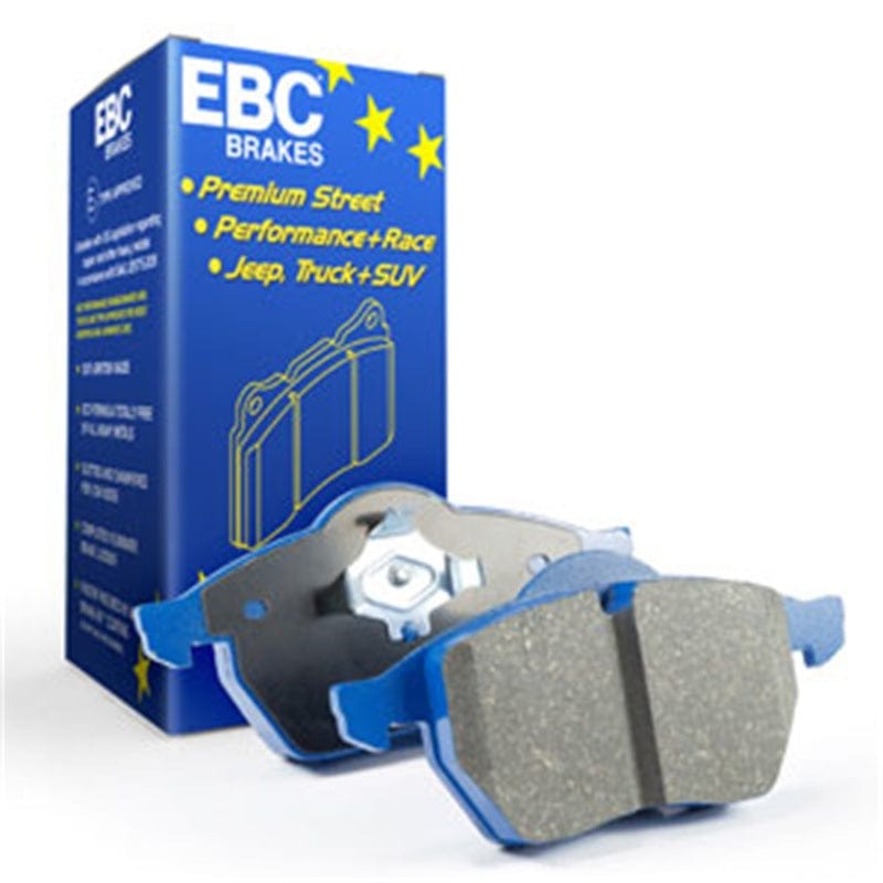 EBC-EBC 08-16 Mitsubishi Lancer Evo 10 2.0 Turbo (1 piece rotor) Bluestuff Rear Brake Pads- at Damond Motorsports