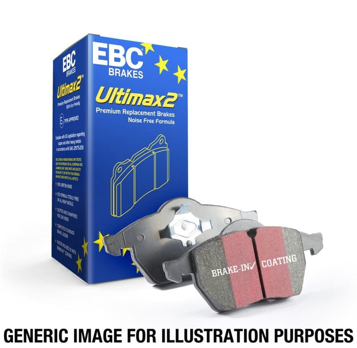 EBC 2019+ Hyundai Veloster Turbo N (2nd Gen) 2.0L Ultimax Front Brake Pads available at Damond Motorsports