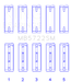 King Engine Bearings-King Mitsubishi 2007+ 4B11T Turbo EVO X (Size +0.25mm) Crankshaft Main Bearing Set- at Damond Motorsports