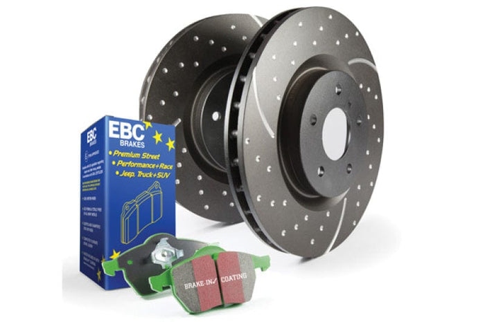 EBC-EBC S10 Kits Greenstuff Pads and GD Rotors- at Damond Motorsports