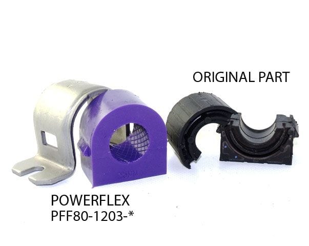 Powerflex-Saab 9-3 (2002+) Front Sway Bar Bushing - 25 mm 2 Piece- at Damond Motorsports