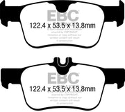 EBC-EBC 2017+ Honda Civic Turbo Type-R 2.0L Yellowstuff Rear Brake Pads- at Damond Motorsports