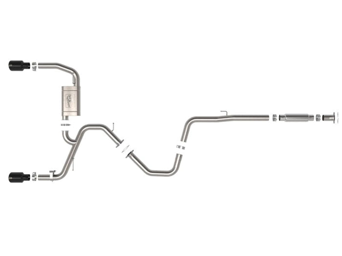 aFe Takeda Hyundai Elantra N 22-23 L4-2.0L (t) 3in 304 SS Cat-Back Exhaust w/ Black Tips available at Damond Motorsports