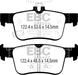 EBC-EBC 2016+ Honda Civic Coupe 1.5L Turbo Greenstuff Rear Brake Pads- at Damond Motorsports