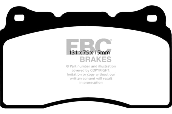 EBC-EBC 17-21 Honda Civic Type-R (FK8) Bluestuff Front Brake Pads- at Damond Motorsports