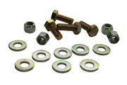 Whiteline-Whiteline 1/12/97 Mitsubishi Evo IV/V/VI/1/02-6/08 Evo VII/VIII/IX Rear 24mm HD Sway Bar Mount Kit- at Damond Motorsports