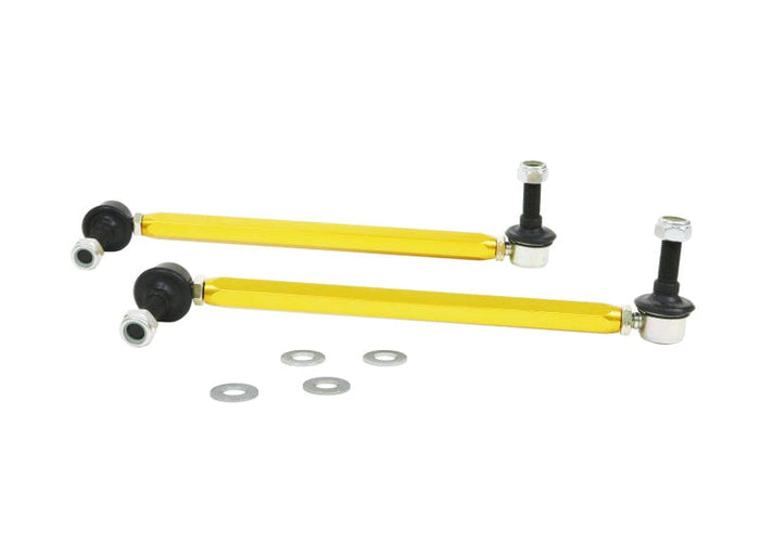 Whiteline 18-19 Kia Stinger Front Sway Bar Link Assembly Heavy Duty Adjustable Steel Ball available at Damond Motorsports